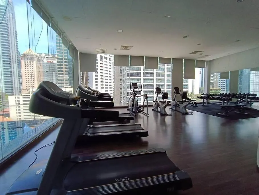 Rm203 Bukit Bintang Balcony Studio Infinity Pool كوالالمبور شقة