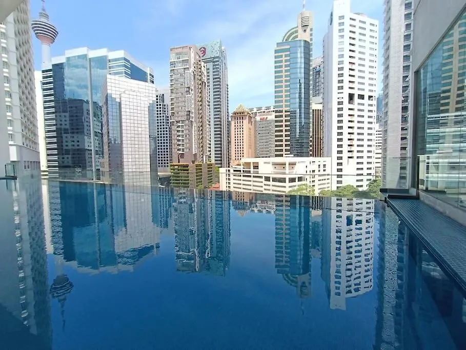 アパート Rm203 Bukit Bintang Balcony Studio Infinity Pool クアラルンプール マレーシア